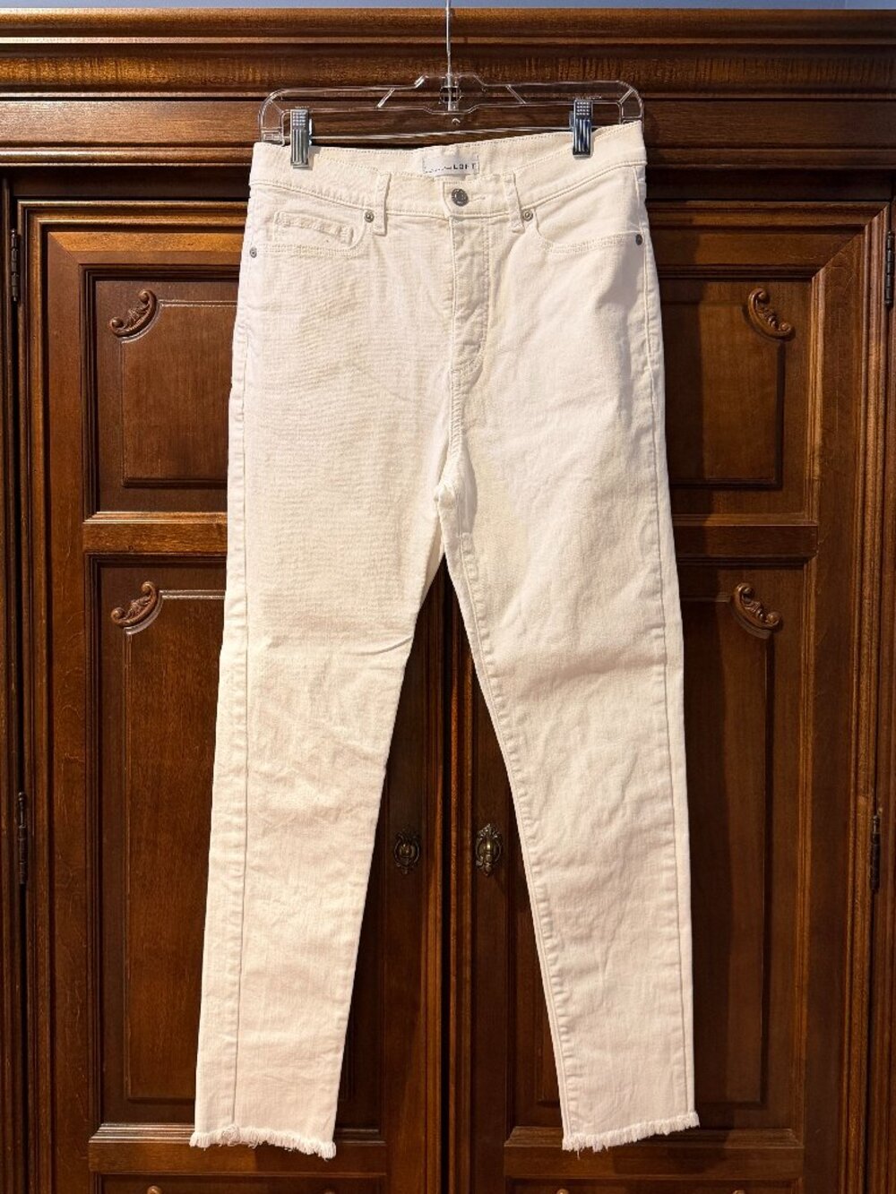 The Skinny by The Loft White Skinny Jeans